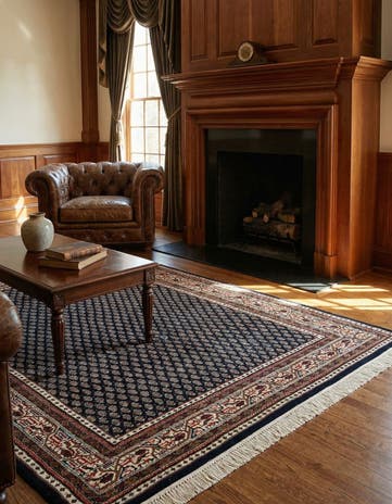 4' 2 x 6' Hand Knotted Mir Wool Rug