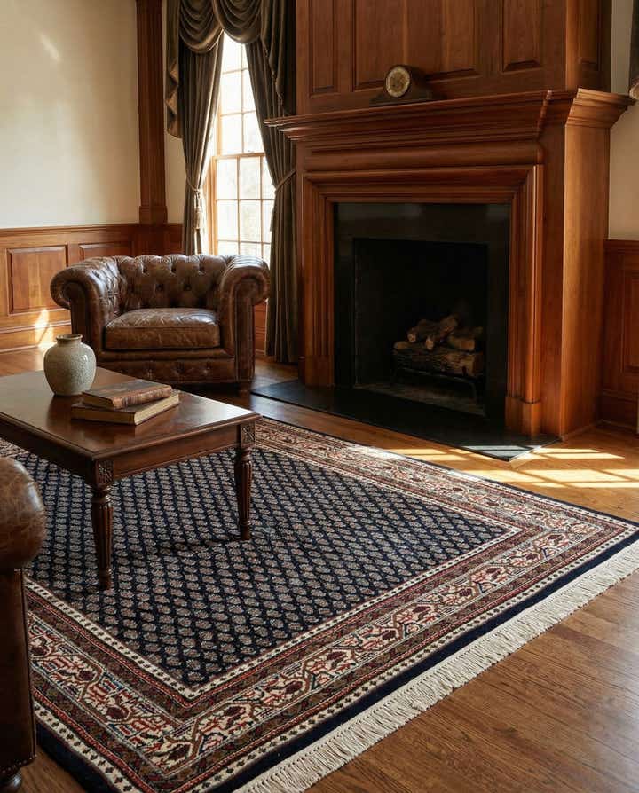 4' 2 x 6' Hand Knotted Mir Wool Rug