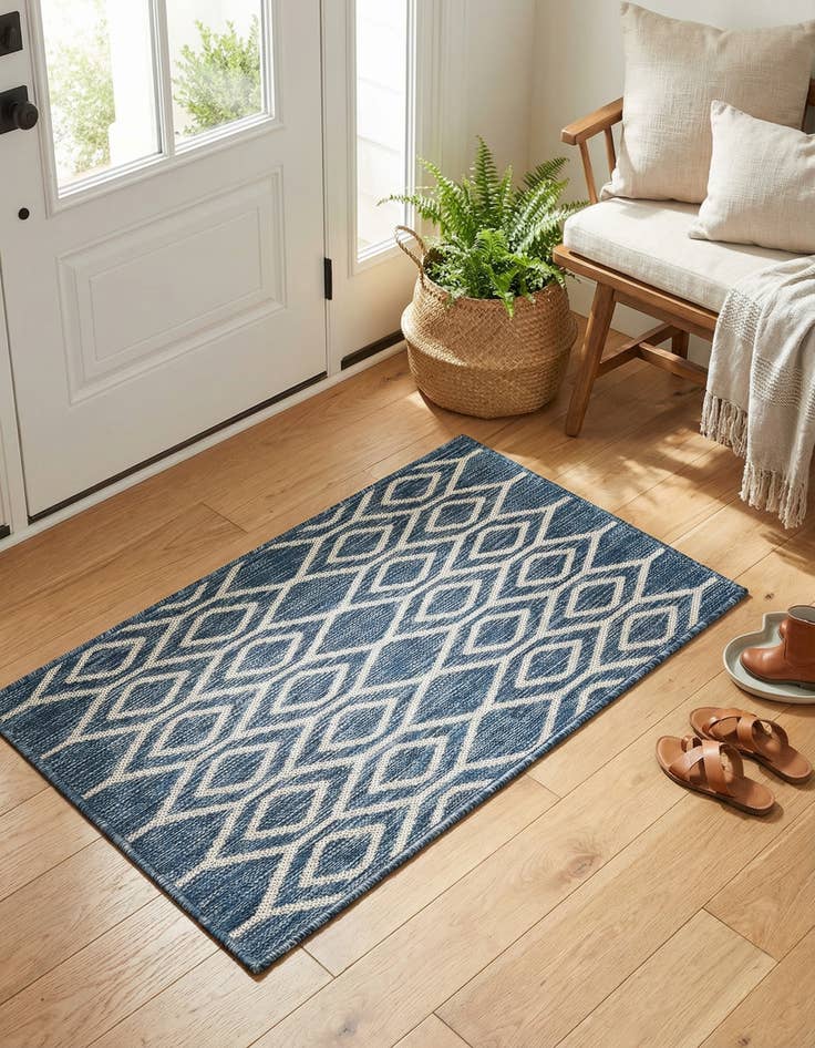 Detail image of 2' x 3' Easy-Clean Jill Zarin Turks and Caicos Indoor / Outdoor Rug