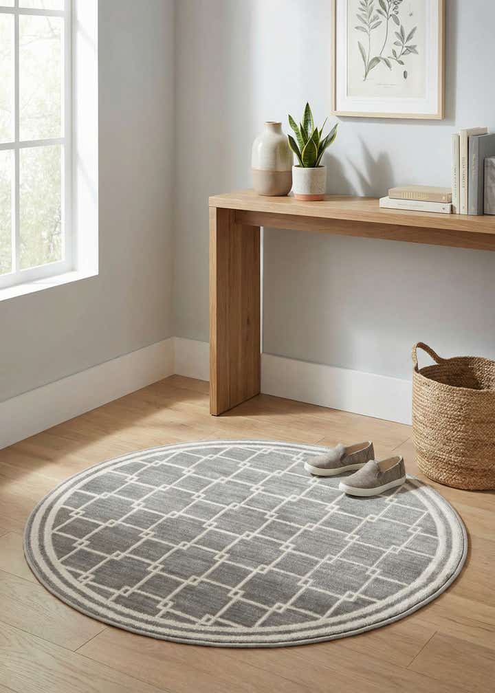 Jill Zarin 3' x 3' Metropolitan Uptown Round Rug