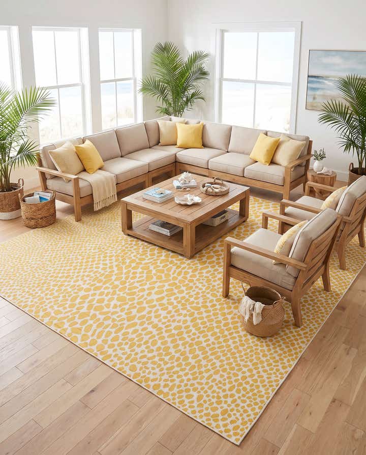 10' 8 x 10' 8 Easy-Clean Jill Zarin Cape Town Indoor / Outdoor Square Rug