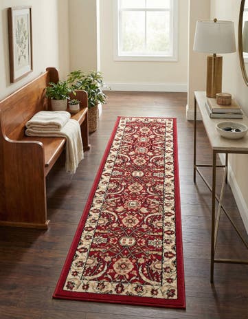 Red Neda Runner Rug
