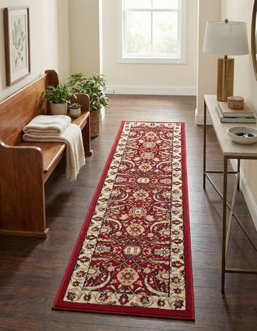 Red Neda Runner Rug