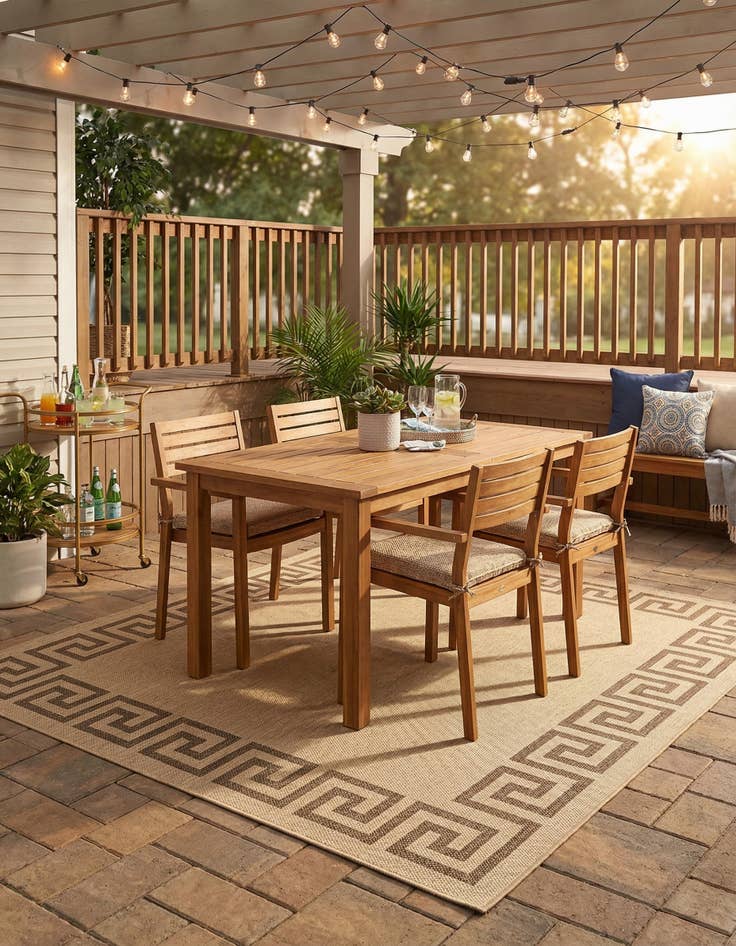 Detail image of  8' x 8' Dunes Square Rug