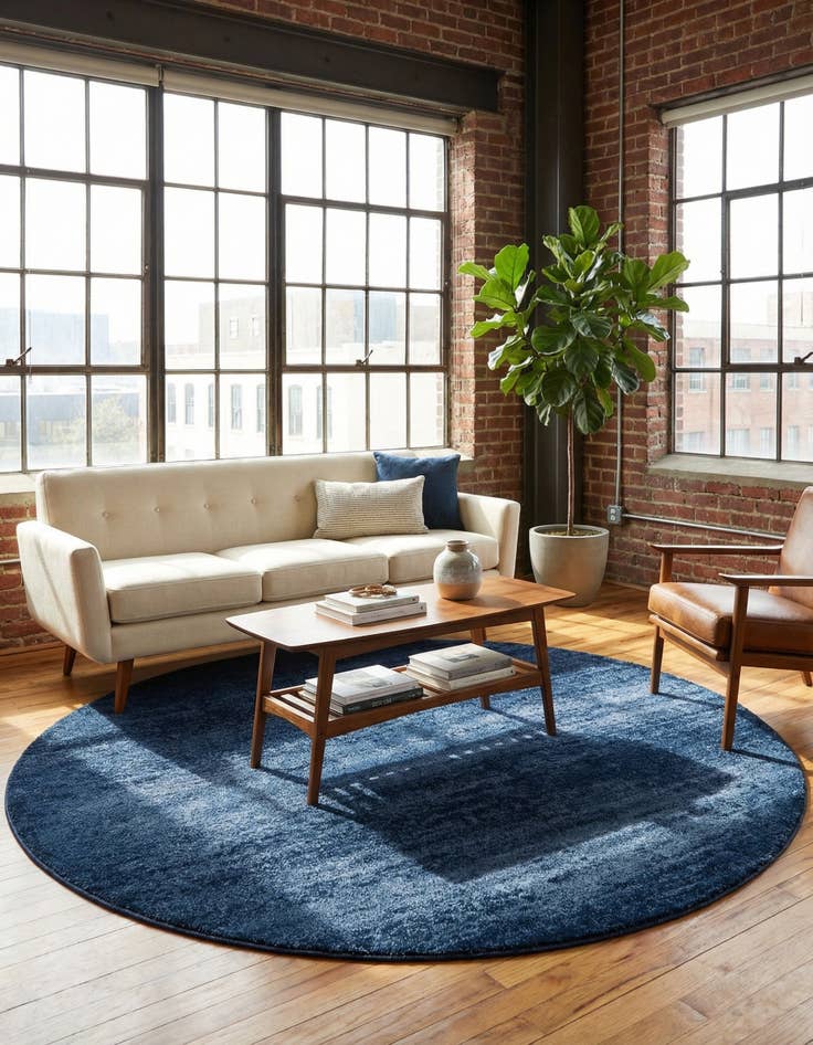 Detail image of 7' 10 x 7' 10 Loft Round Rug