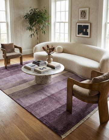 6' 8 x 10' Hand Knotted Darya Wool Rug
