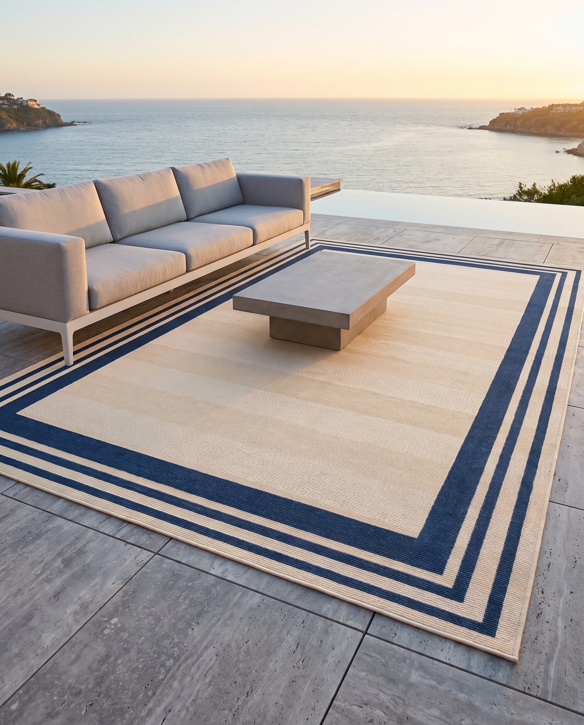 7' x 10' Easy-Clean Aruba Indoor / Outdoor Rug
