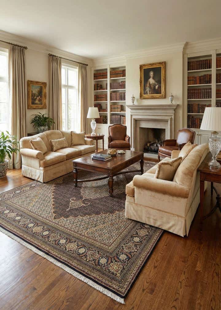 10' 8 x 13' 1 Tabriz Mahi Rug