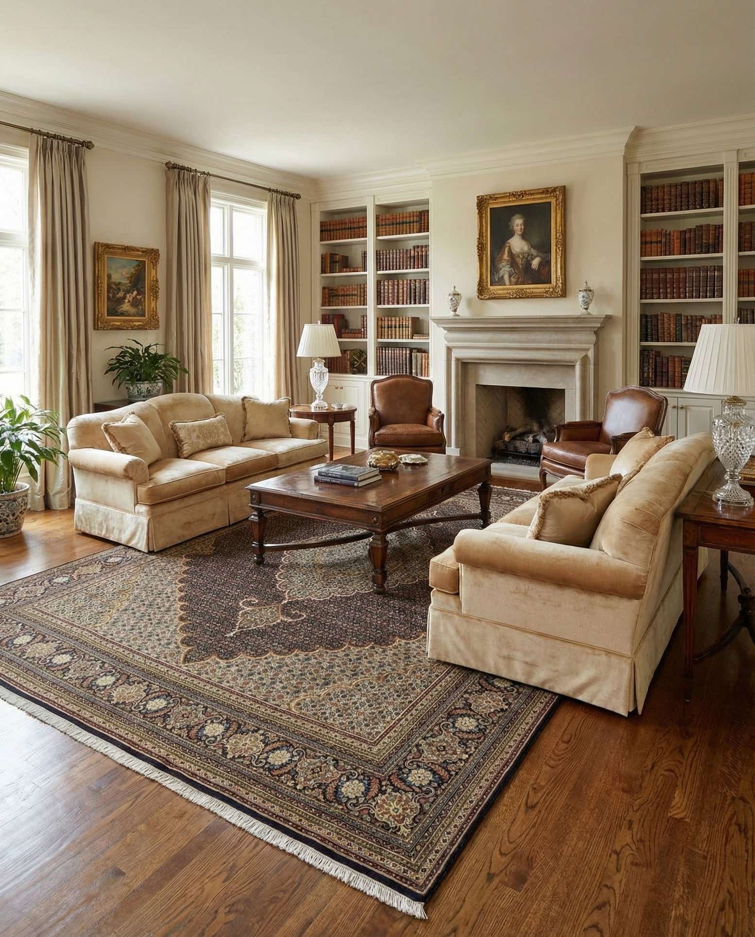 10' 8 x 13' 1 Tabriz Mahi Rug