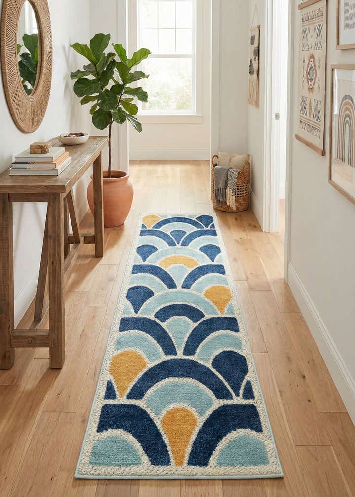 2' x 8' Easy-Clean Belize Indoor / Outdoor Runner Rug