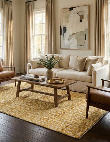 6' 2 x 9' 4 Hand Knotted Darya Wool Rug