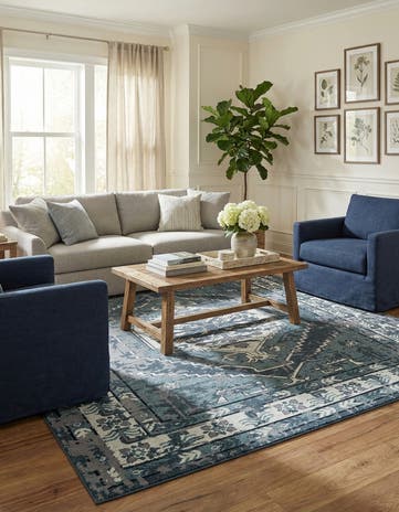 7' 10 x 10' Nain Design Rug
