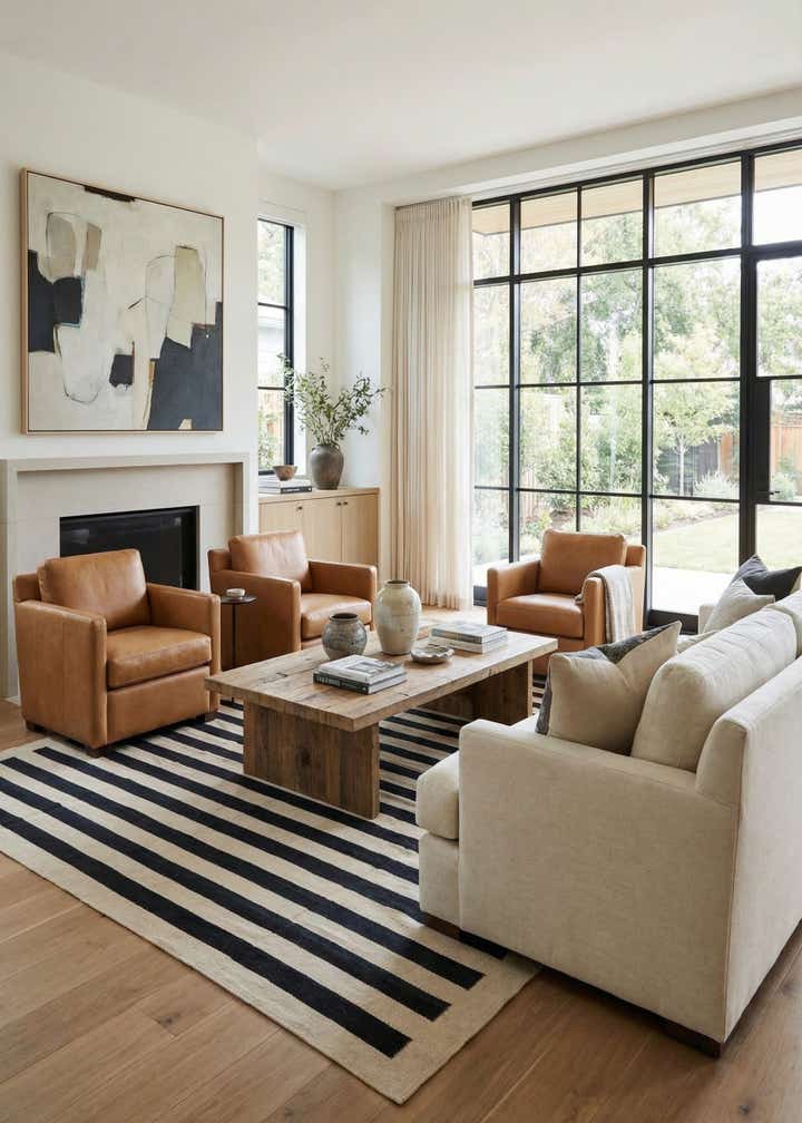 8' 3 x 11' Hand Woven Kilim Modern Wool Rug