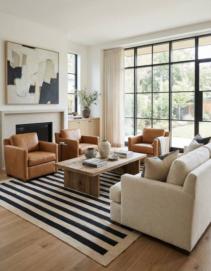 Detail image of 8' 3 x 11'  Hand Woven Kilim Modern Wool Rug