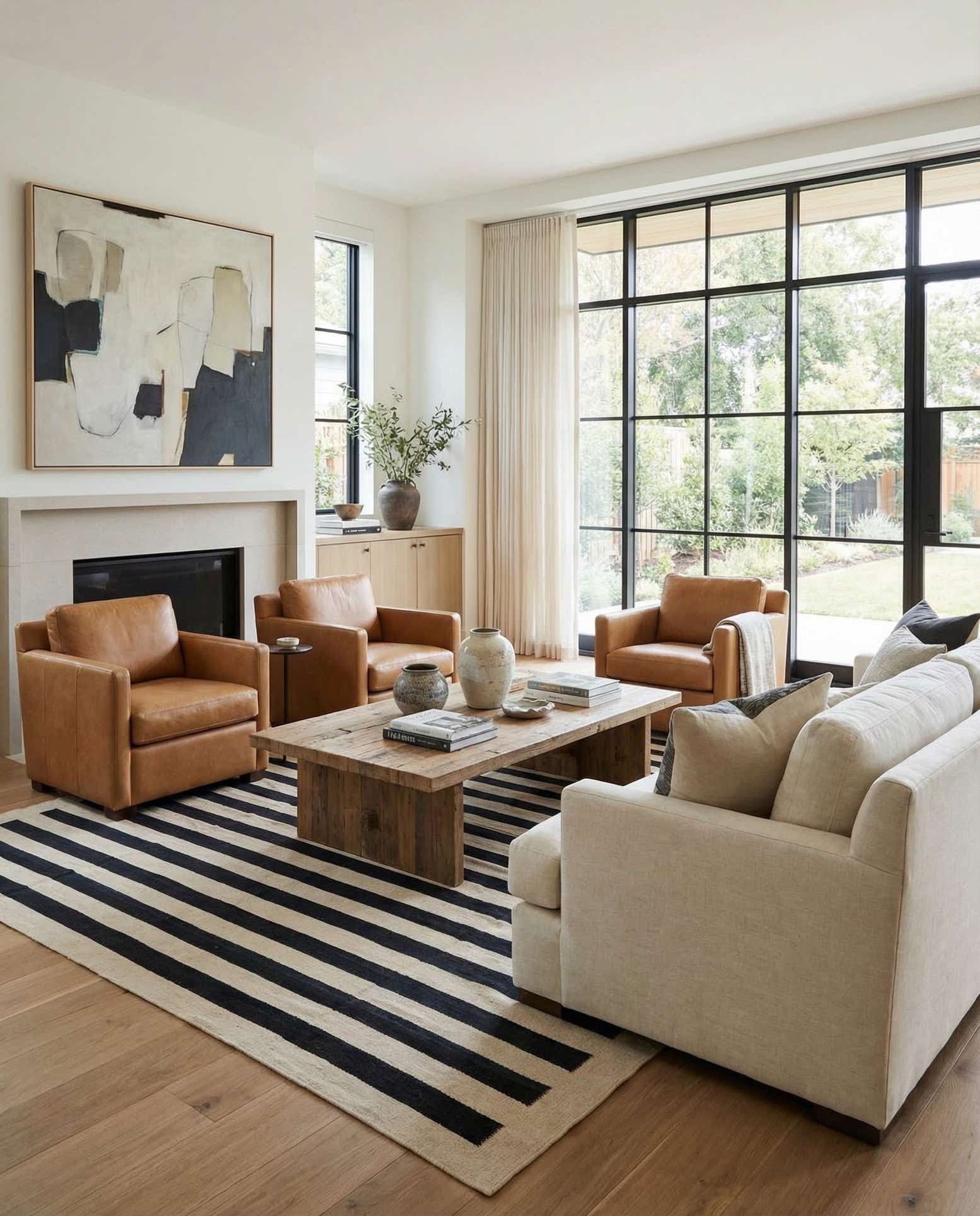 8' 3 x 11' Hand Woven Kilim Modern Wool Rug