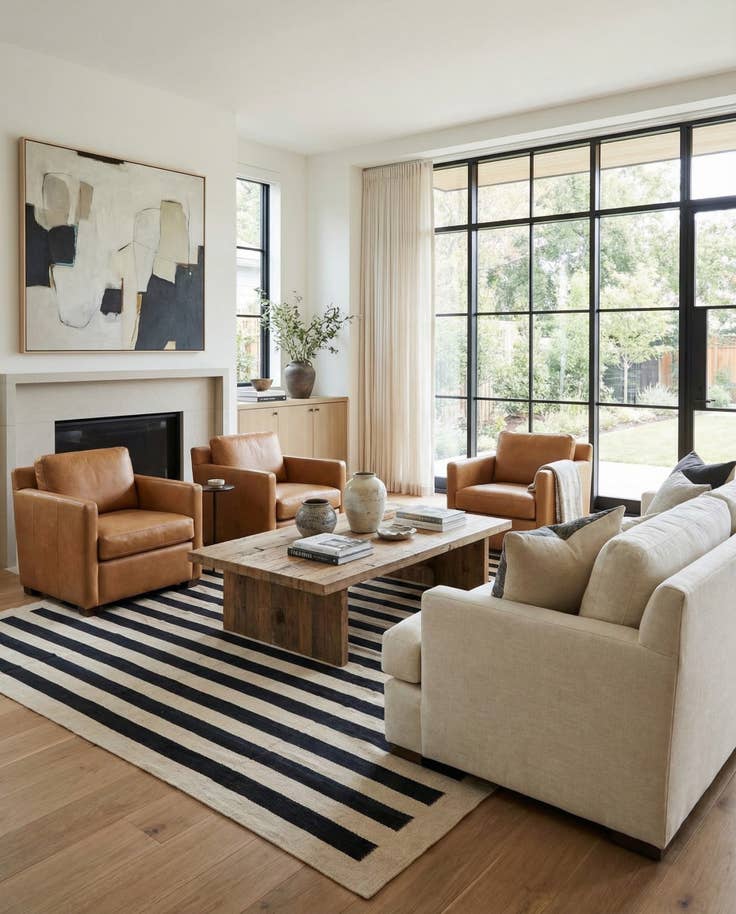 Detail image of 8' 3 x 11' Hand Woven Kilim Modern Wool Rug