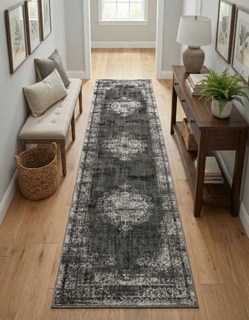 Gray Lucerne Runner Rug