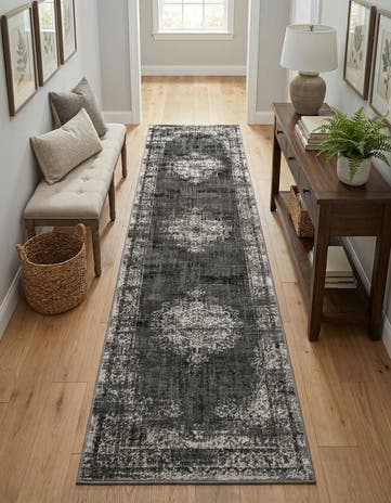 Gray Lucerne Runner Rug