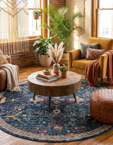 7' 10 x 7' 10 Lola Round Rug