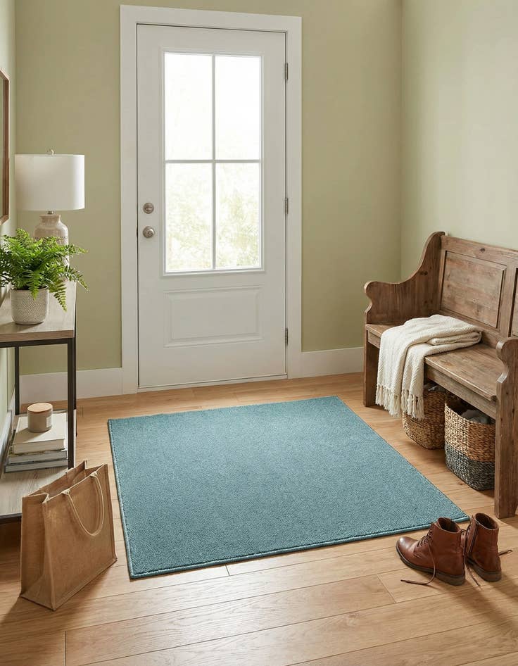 Detail image of 3' 3 x 3' 3 Everyday Solid Square Rug