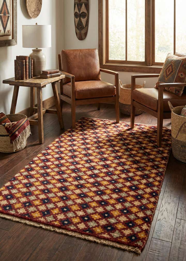 3' x 5' 1 Hand Knotted Balouch Wool Rug