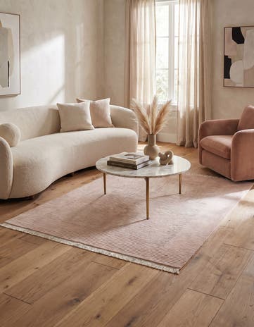4' 9 x 6' 7 Hand Knotted Darya Wool Rug