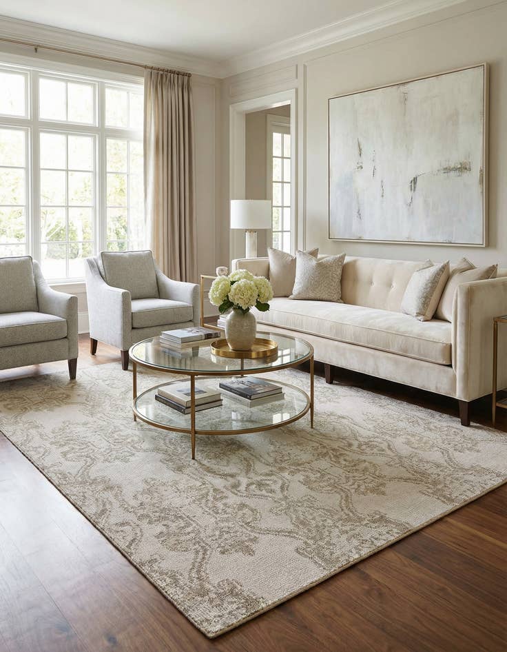 Detail image of 6' x 8' 10  Hand Knotted Luna Rug