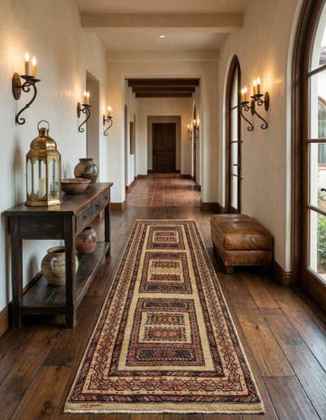 2' 6 x 9' 7 Kashkuli Runner Rug
