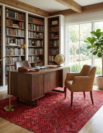 5' x 7' 10 Cowhide Rug