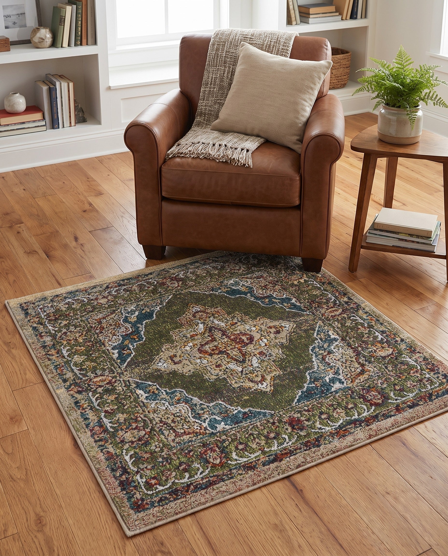 3' 3 x 3' 3 Isabella Square Rug
