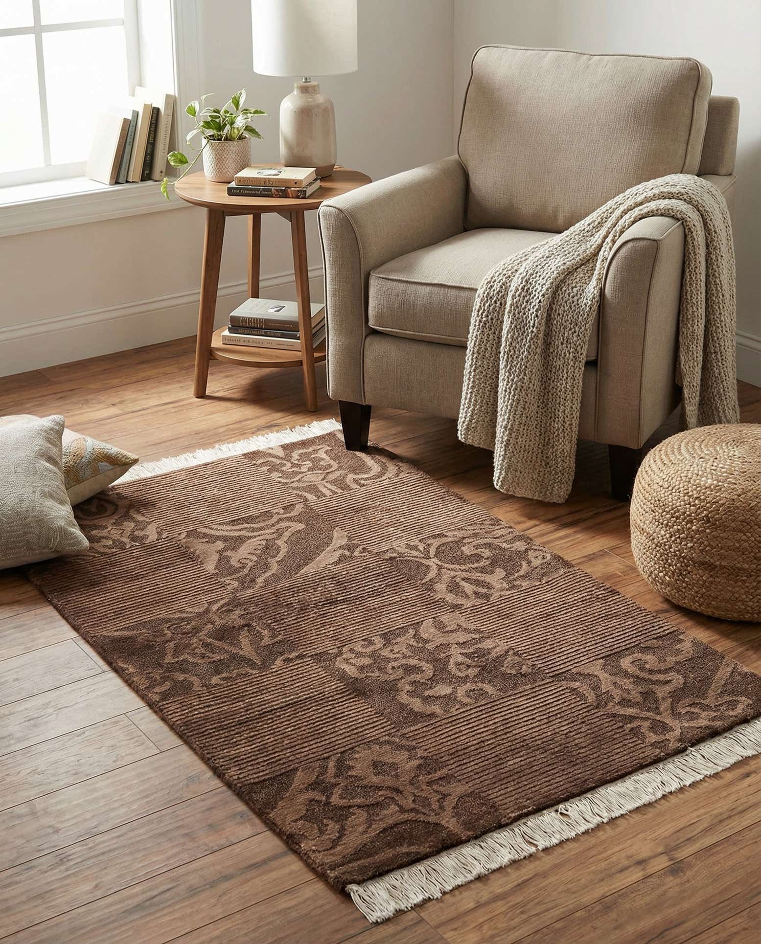 2' 7 x 5' Hand Knotted Darya Wool Rug
