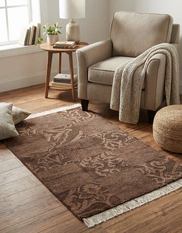 2' 7 x 5' Hand Knotted Darya Wool Rug