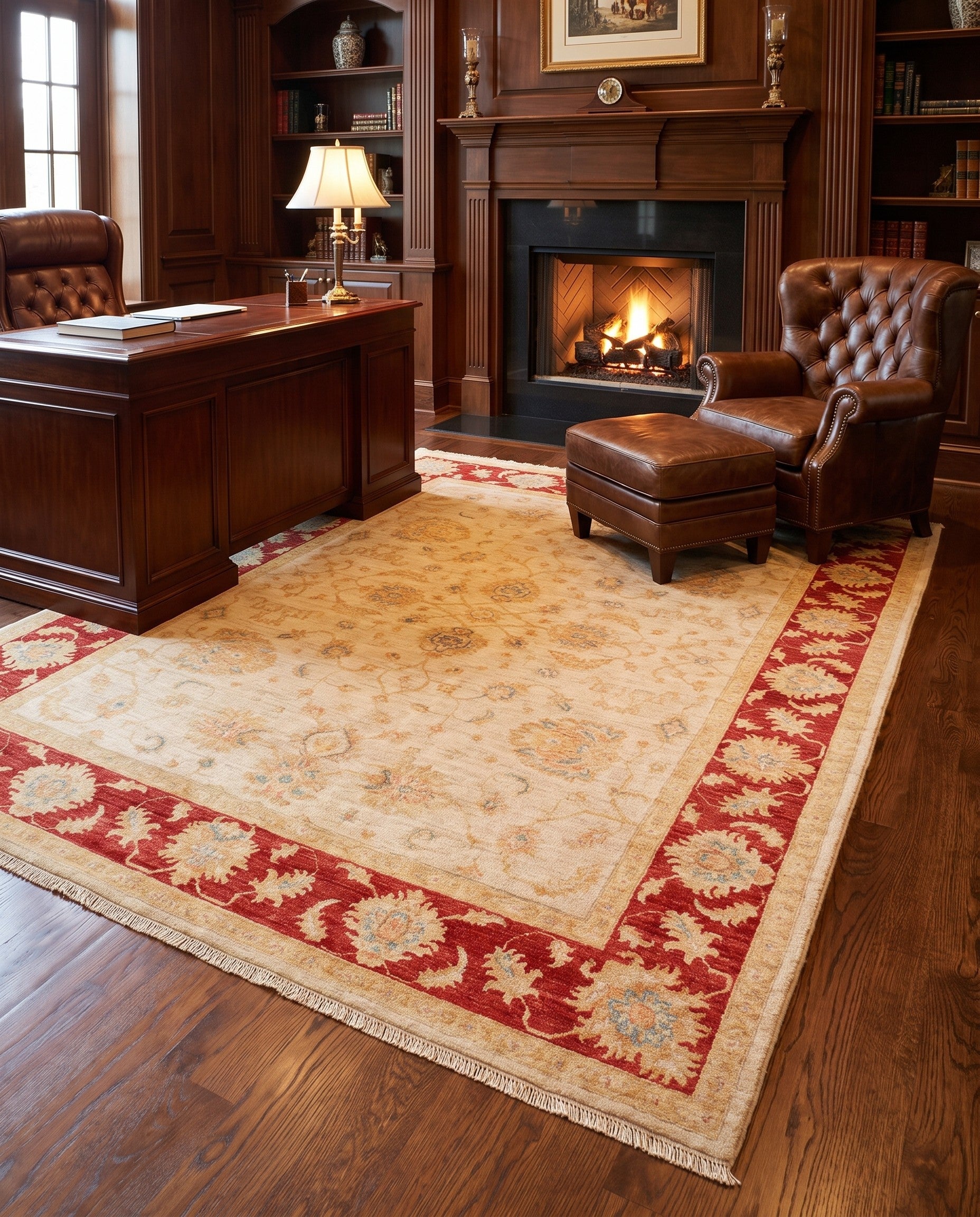 6' 9 x 8' 2 Ziegler Wool Rug