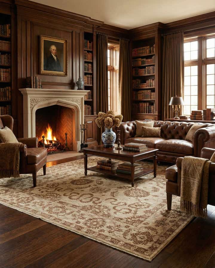 6' 10 x 9' 10 Hand Knotted Peshawar Ziegler Rug