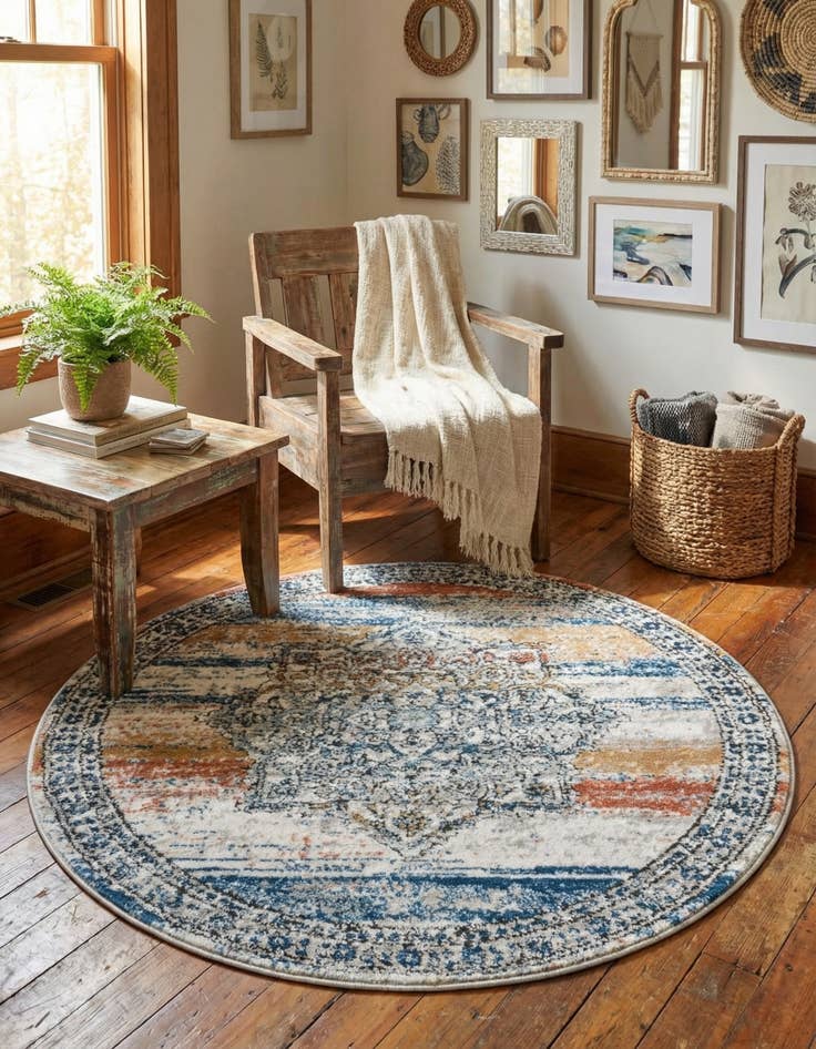 Detail image of  3' 3 x 3' 3 Nyla Round Rug