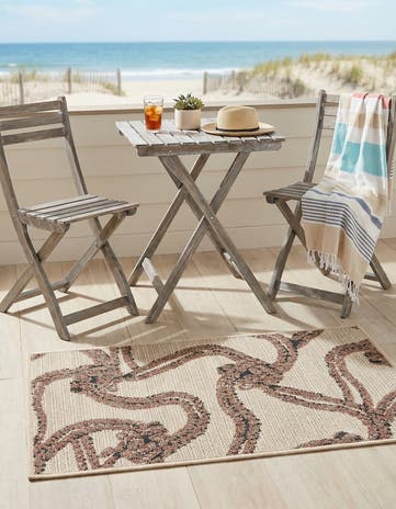 2' x 3' Easy-Clean Coastal Indoor / Outdoor Rug