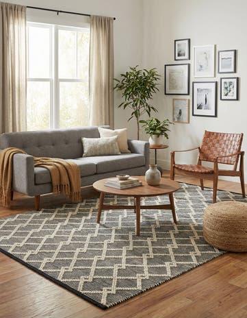 6' 1 x 9' Hand Knotted Jill Zarin Dorset Rug