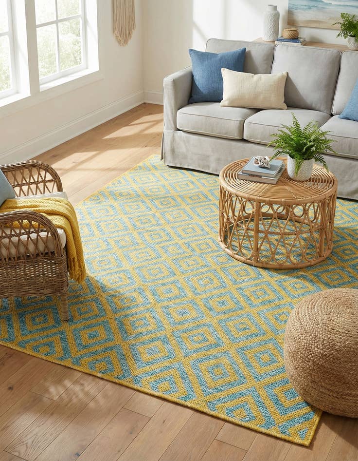 Detail image of 3' x 5' 3  Washable Jill Zarin Costa Rica Indoor / Outdoor Rug
