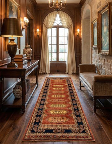2' 10 x 9' 11 Luribaft Wool Runner Rug