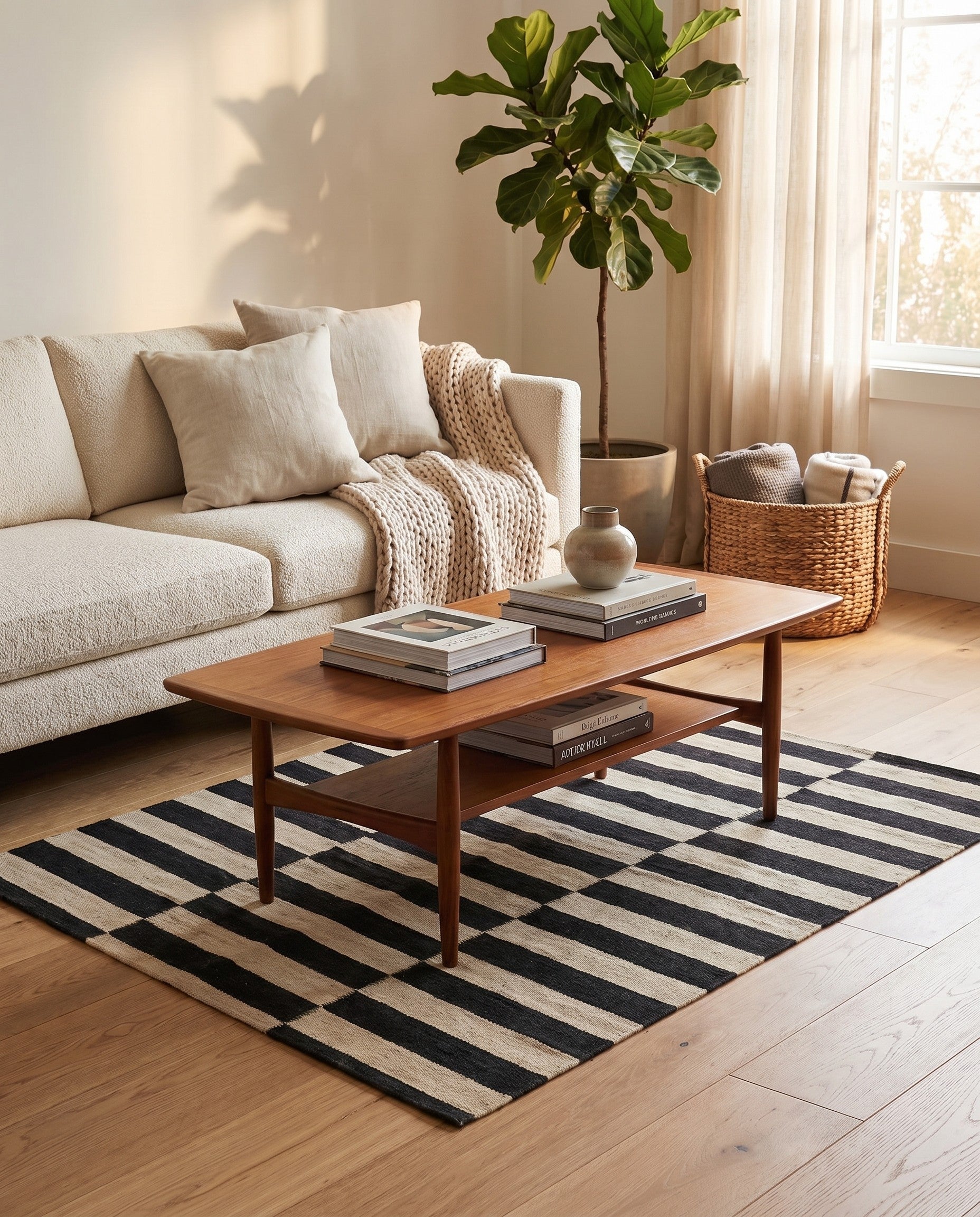 3' 5 x 4' 10 Hand Woven Kilim Modern Wool Rug