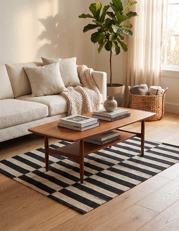 3' 5 x 4' 10 Hand Woven Kilim Modern Wool Rug