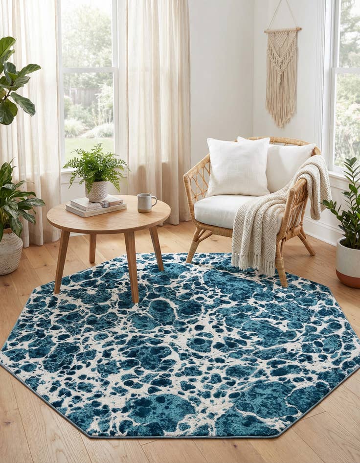 Detail image of 7' x 7' Oasis Octagon Rug