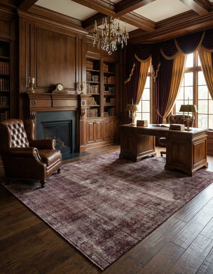 Detail image of 7' 8 x 10' 7 Vintage Royal Wool Rug