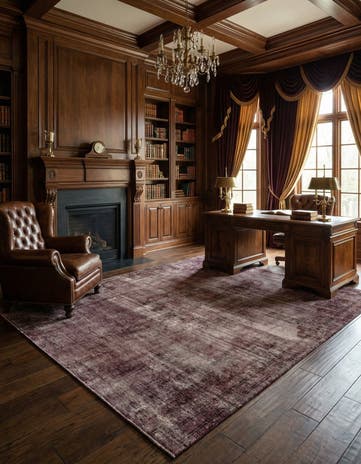7' 8 x 10' 7 Vintage Royal Wool Rug