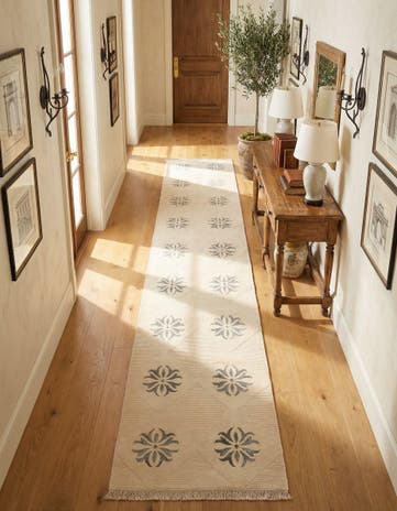 2' 7 x 13' 1 Hand Knotted Darya Wool Runner Rug