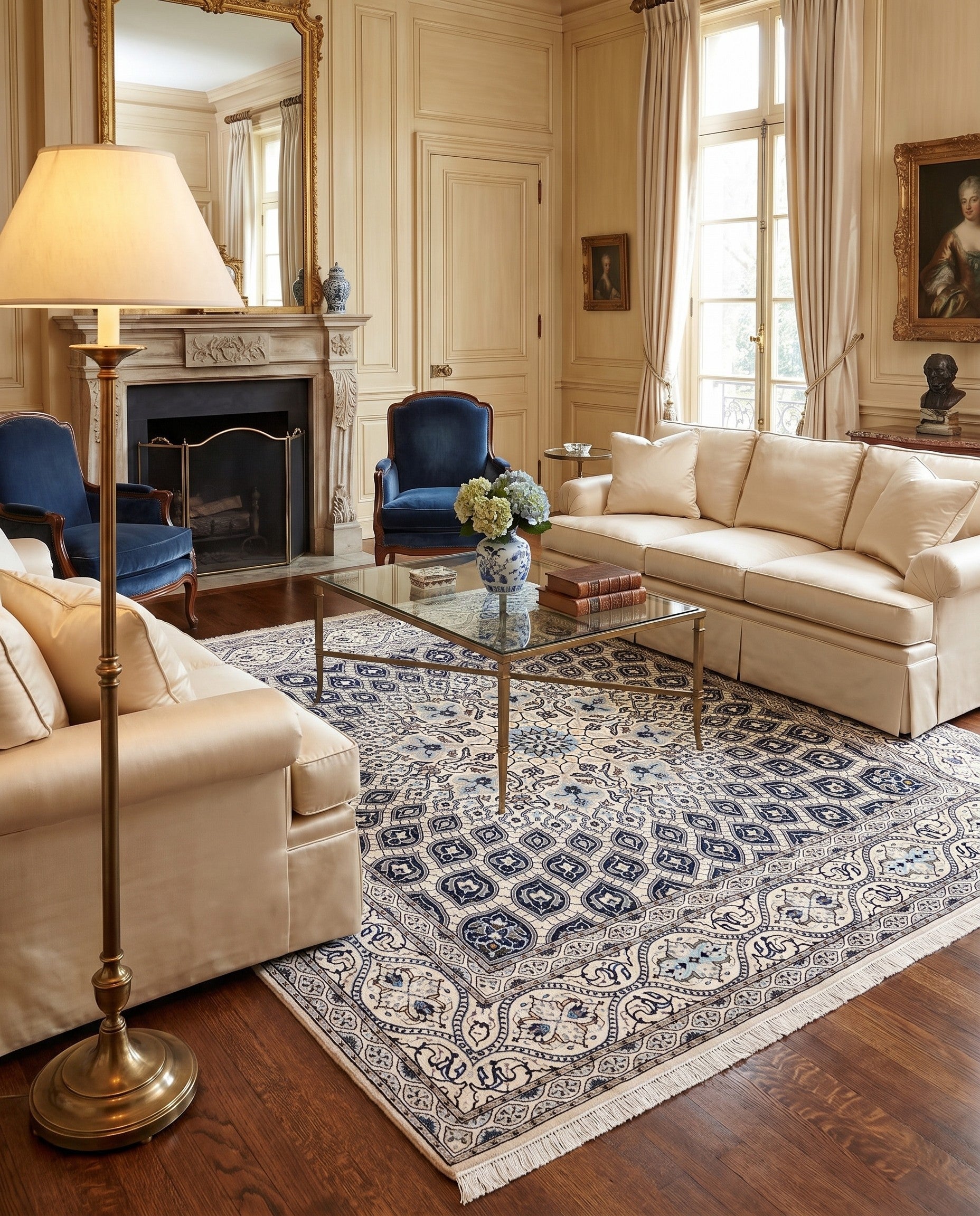 6' 7 x 6' 8 Nain Square Rug