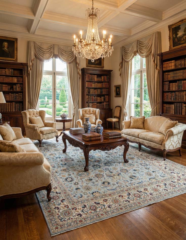 Detail image of 10' 5 x 13' 11 Kashan Rug