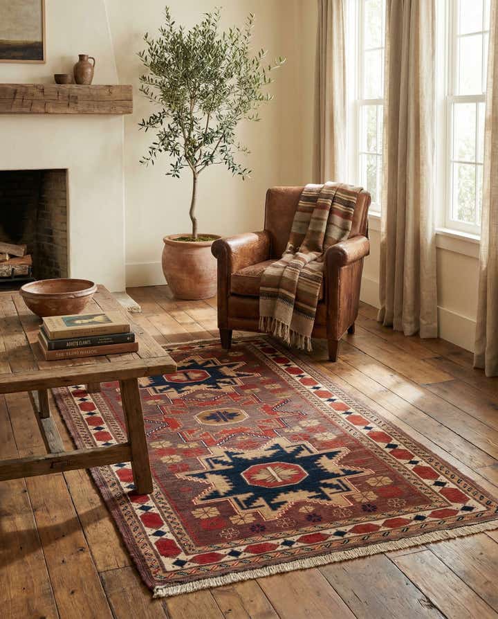 3' 7 x 6' 8 Hand Knotted Anatolian Wool Rug