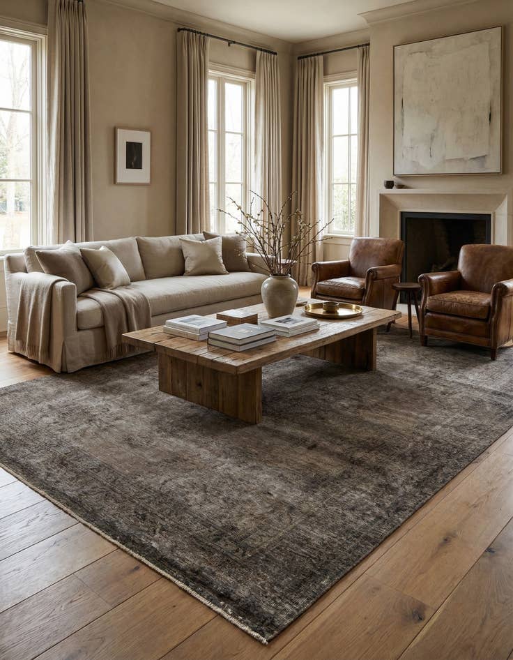 Detail image of 7' 8 x 11' 6  Hand Knotted Ultra Vintage Persian Wool Rug