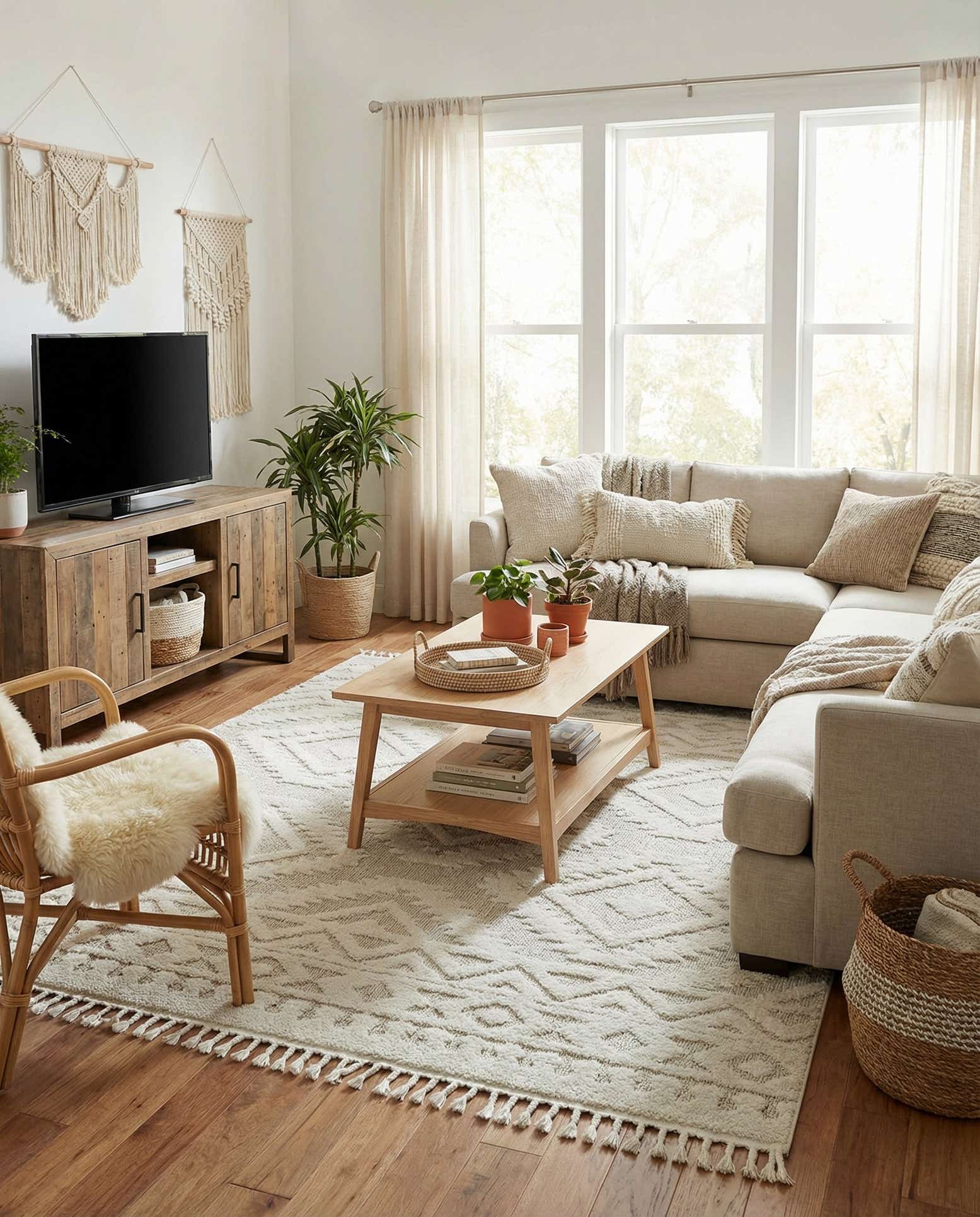 7' 10 x 7' 10 Boho Square Rug